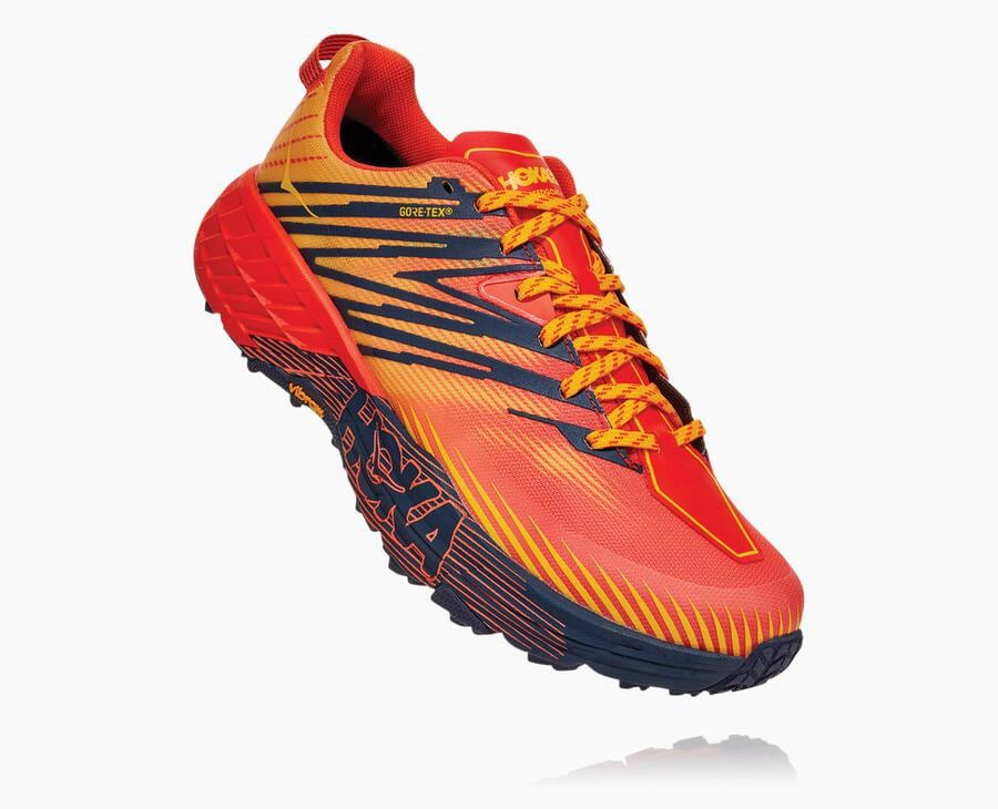 Zapatillas Trail Hoka One One Hombre - Speedgoat 4 Gore-Tex - Rojas - QDA840176